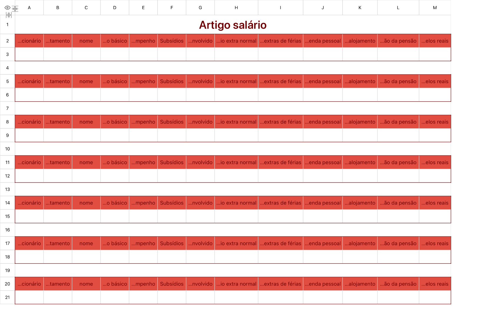 Artigo salário